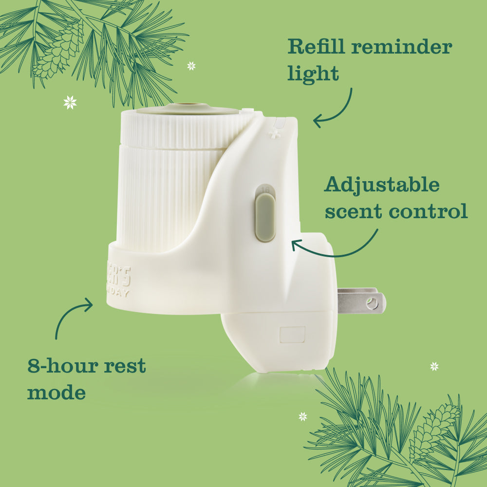 Iowa Pine Plug In Scented Oil Warmer With Refill
